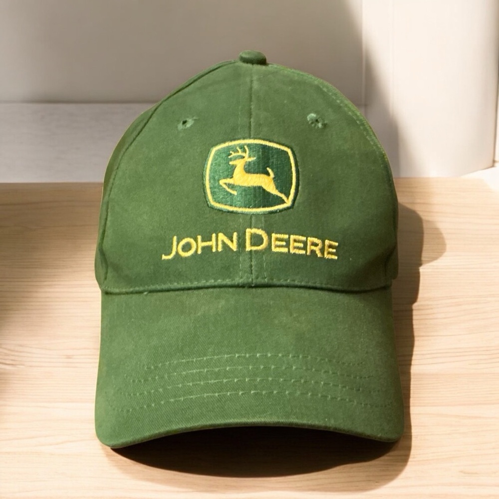 John Deere Green and Yellow Logo Hat